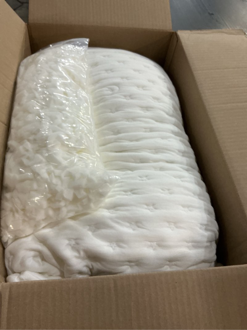 Condition photo showing Good Condition for Cooling Side Sleeper Pillow for Neck and Shoulder Pain, Luxury Shredded Memory Foam Curved Bed Pillows for Sleeping Set of 1- Adjustable Queen Size- Washable Cover Crescent White Queen Size (1 pack) Crescent White