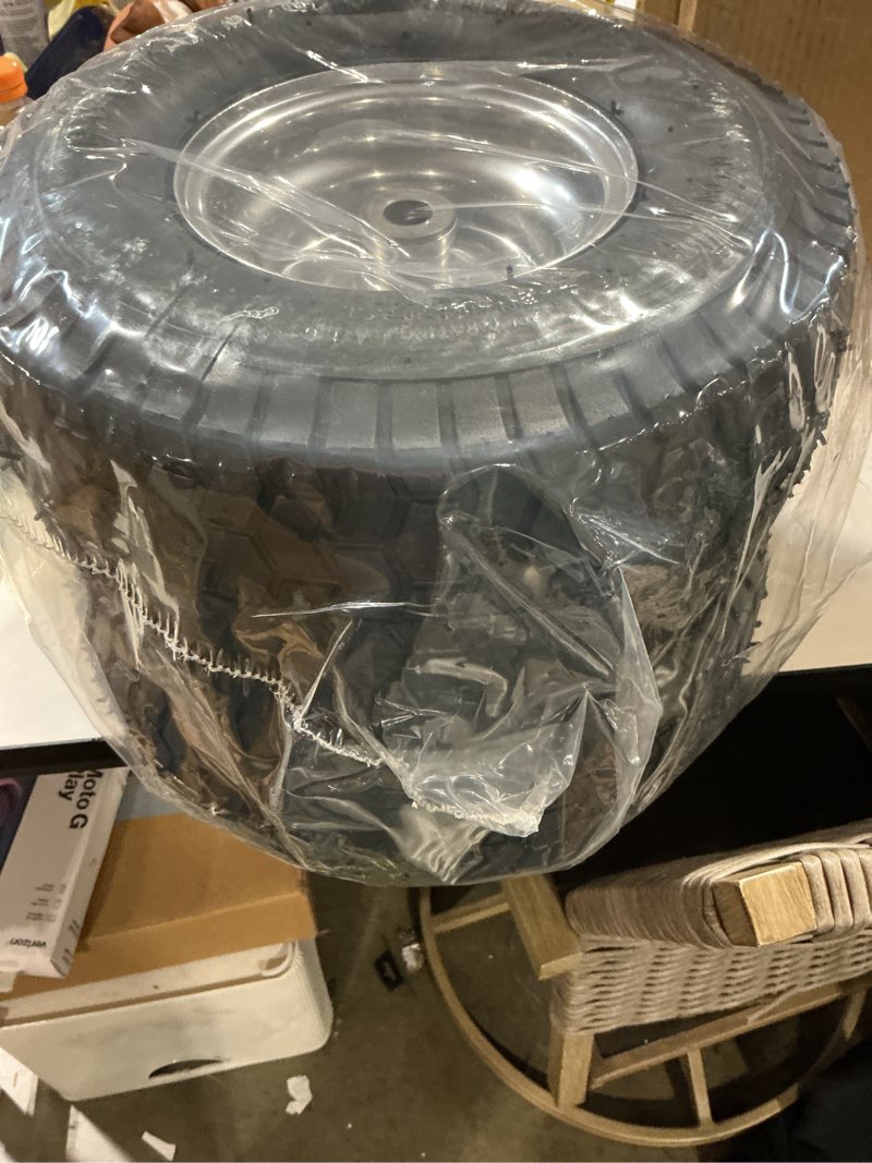 Condition photo showing Good Condition for 15x6.00-6 lawn mower tire and wheel front tire compatible with john deere craftsman husqvarna riding mowers lawn tractors