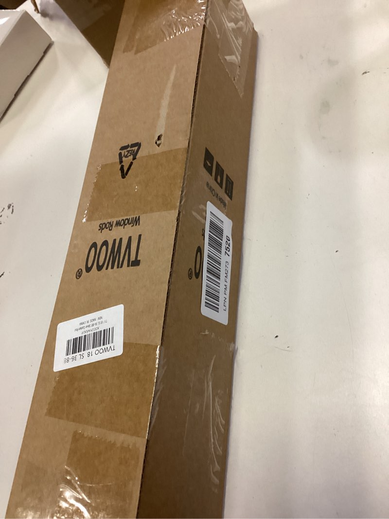 Condition photo showing New/Like New for Silver Decorative Crystal Curtain Rods:36-88 Inch Heavy Duty Adjustable Window Curtains Rods for Bedroom Living Room,Nickel Modern Girly Acrylic Drapery Rods Set with Sheer Bling Foil Finials 36-88" ( 1pack ) Silver