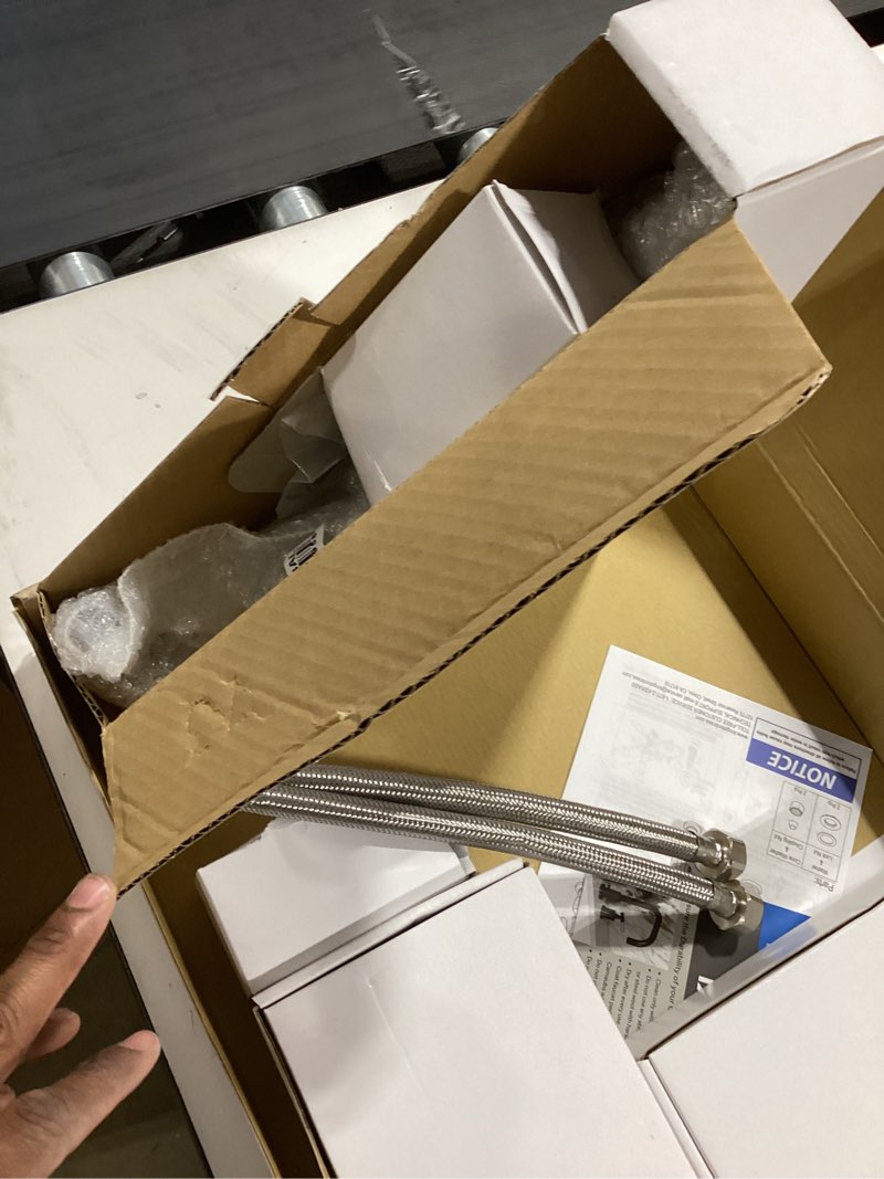 Condition photo showing Good Condition for kingston brass kb1798albs heritage 8-inch centerset kitchen faucet, brushed nickel
