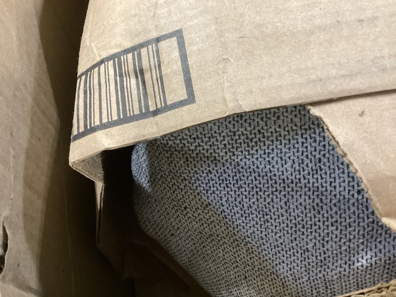 Condition photo showing As Is for marsail 8x10 machine washable area rug,soft & slip-resistant, vintage floral short-pile with reinforced bound edges, large rug for living room, dining room, bedroom,light grey light grey 8' x 10' (rectangular)