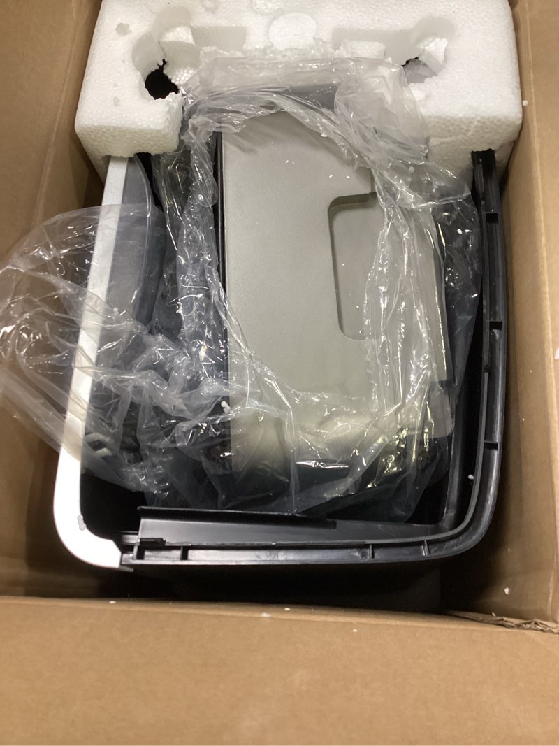 Condition photo showing As Is for bonsen 14-sheet paper shredder for home office, heavy duty cross cut shredder with 5.3 gal pullout bin, quiet shredder for cds/credit card/staple, p-4 security, anti-jam system 14-sheet cross cut