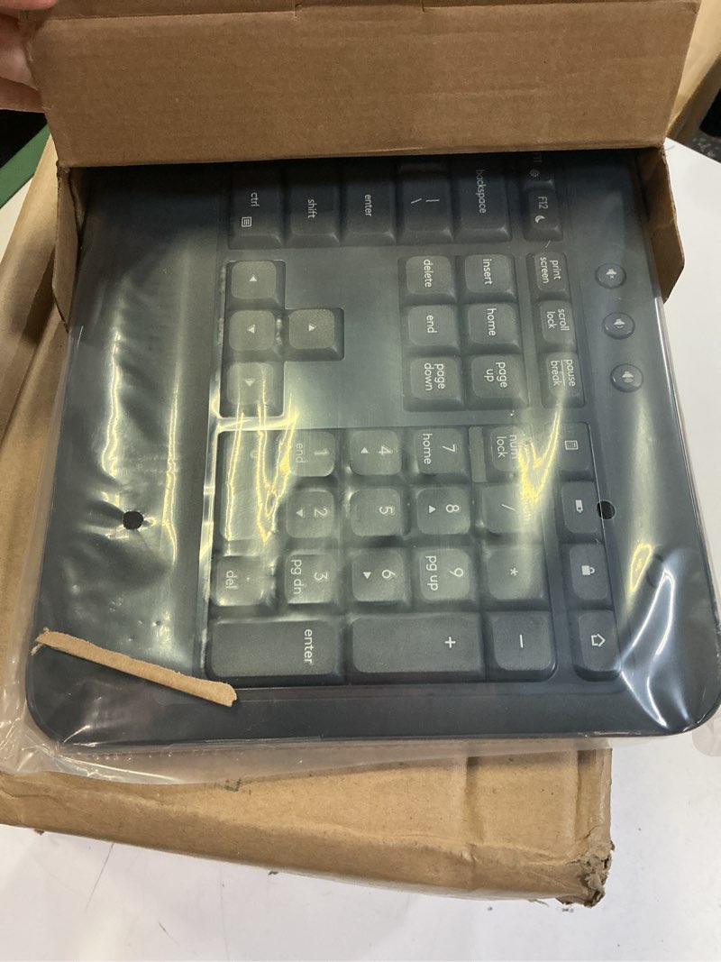Condition photo showing New/Like New for Logitech MK540 Advanced Wireless Keyboard and Mouse Combo for Windows, 2.4 GHz Unifying USB-Receiver, Multimedia Hotkeys, 3-Year Battery Life, for PC, Laptop 2024 Model