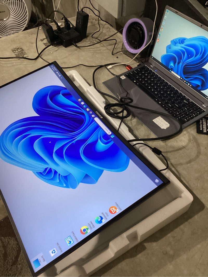 Condition photo showing Good Condition for sansui 27 inch curved 160hz gaming monitor, 1500r curved computer gaming monitor fhd 1080p, 4000:1, 110% srgb, fps/rts, 1ms mprt|freesync|hdr|low blue light|hdmi dp| vesa support, hdmi cable incl. 27 inch 160hz gaming curved 1500r