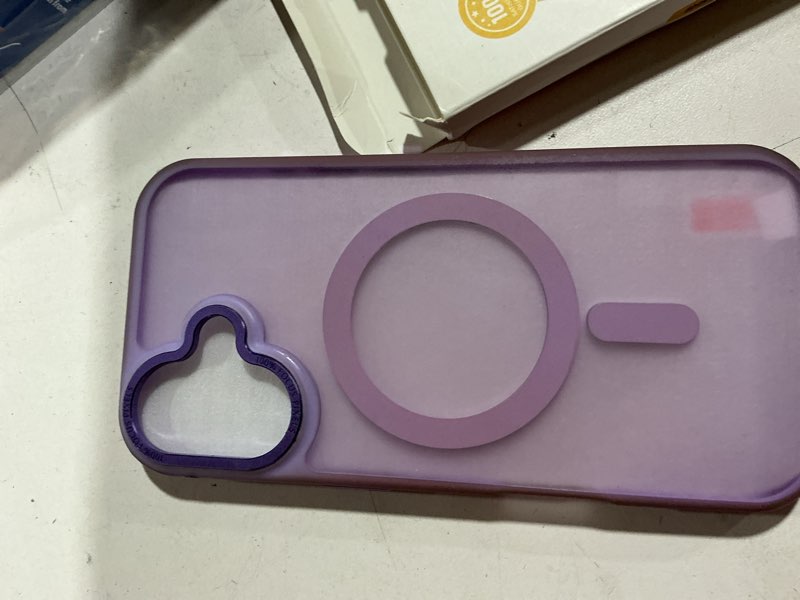 Condition photo showing Good Condition for newfuture magnetic for iphone 17 case [compatible with magsafe] [military grade drop protection] translucent matte anti-scratch shockproof protective phone cover 6.3 inch, lilac purple lilac purple iphone 17 6.3 inch