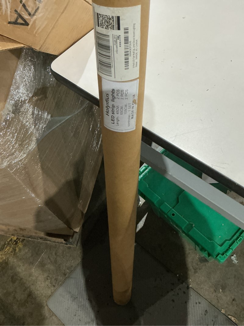 Condition photo showing Good Condition for led recessed lighting for slat wall panels - 6pcs self-adhesive dimmable led light strips, 3000k warm white with touch control, for wood wall panels, stairs, headboard, under cabinet decor