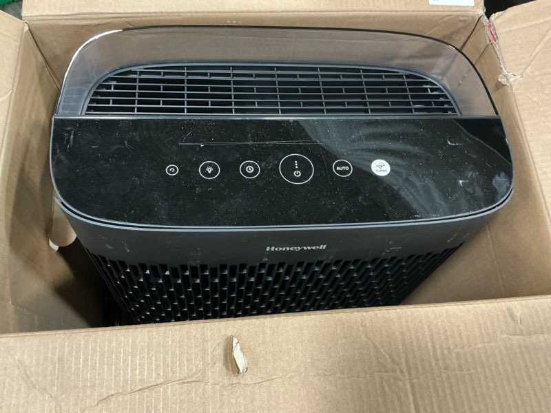 Condition photo showing As Is for honeywell insight hepa air purifier hpa5200b: quiet operation, 4 settings, 300-500 sq. ft., carb & energy star certified