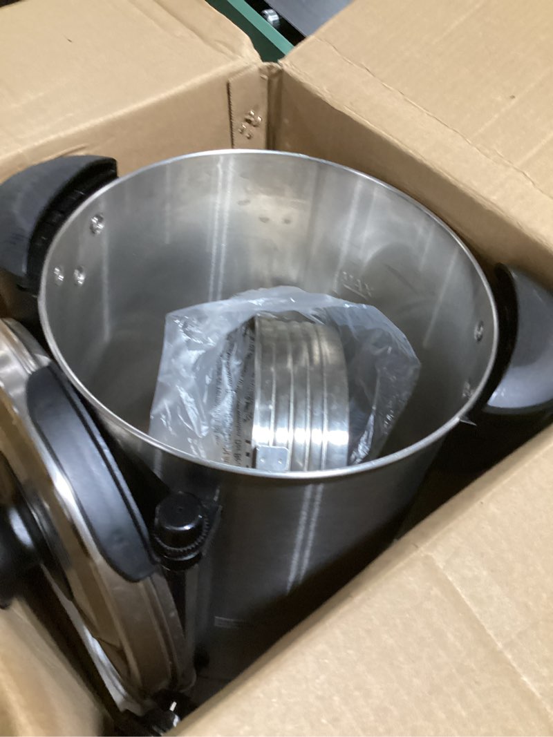 Condition photo showing Good Condition for SYBO SR-CP-50B Commercial Grade Stainless Steel Percolate Coffee Maker Hot Water Urn for Catering, 50-Cup 8 L, Metallic 8L Metallic