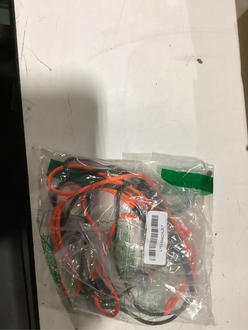 Condition photo showing New/Like New for dog slip lead puppy training leash 5/32 inch thin reflective paracord leads with 12-core strength, 1000lb pull force set of 2 for small & medium dogs(orange & army green, 5 ft) orange & army green 5 ft
