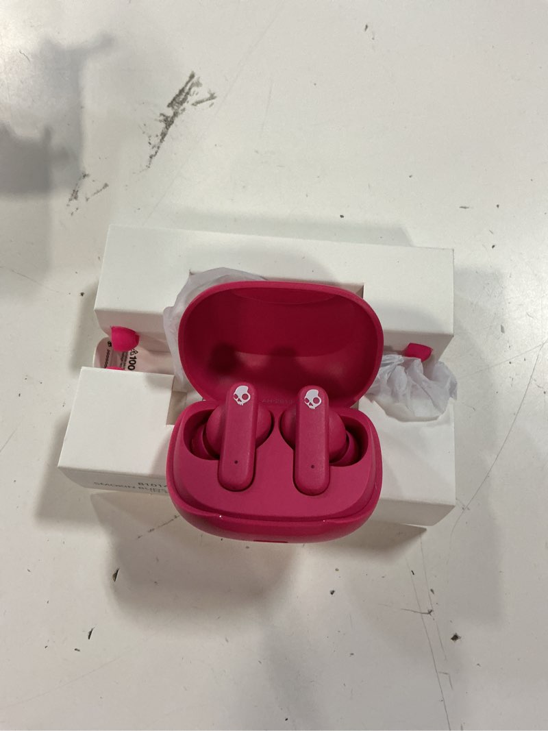 Condition photo showing Good Condition for skullcandy smokin' buds xt true wireless inner ear earbuds, pink