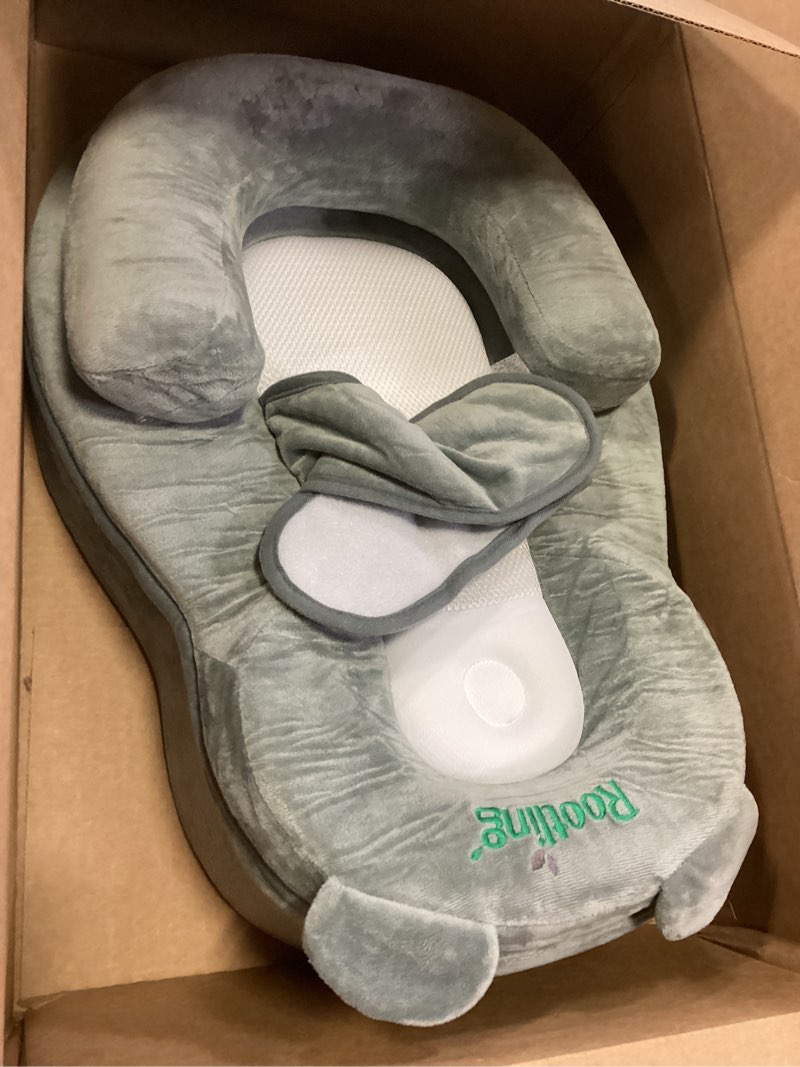 Condition photo showing Good Condition for rootling baby feeding pillow, anti overflow feeding pillow for reducing spit-up, safety nursing pillow, baby lounger reflux wedge breastfeeding, removable top and bottom
