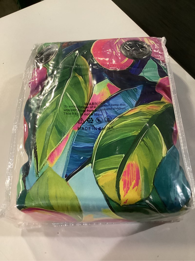 Condition photo showing New/Like New for vibrant hot pink floral blackout curtains light blocking 63 inch long for apartments bedroom nursey 2 panels ,thermal insulation colorful vivid flower patterned drapes with tiebacks 52wx63l grommet 52"w x 63"l (pack of 2) hot pink