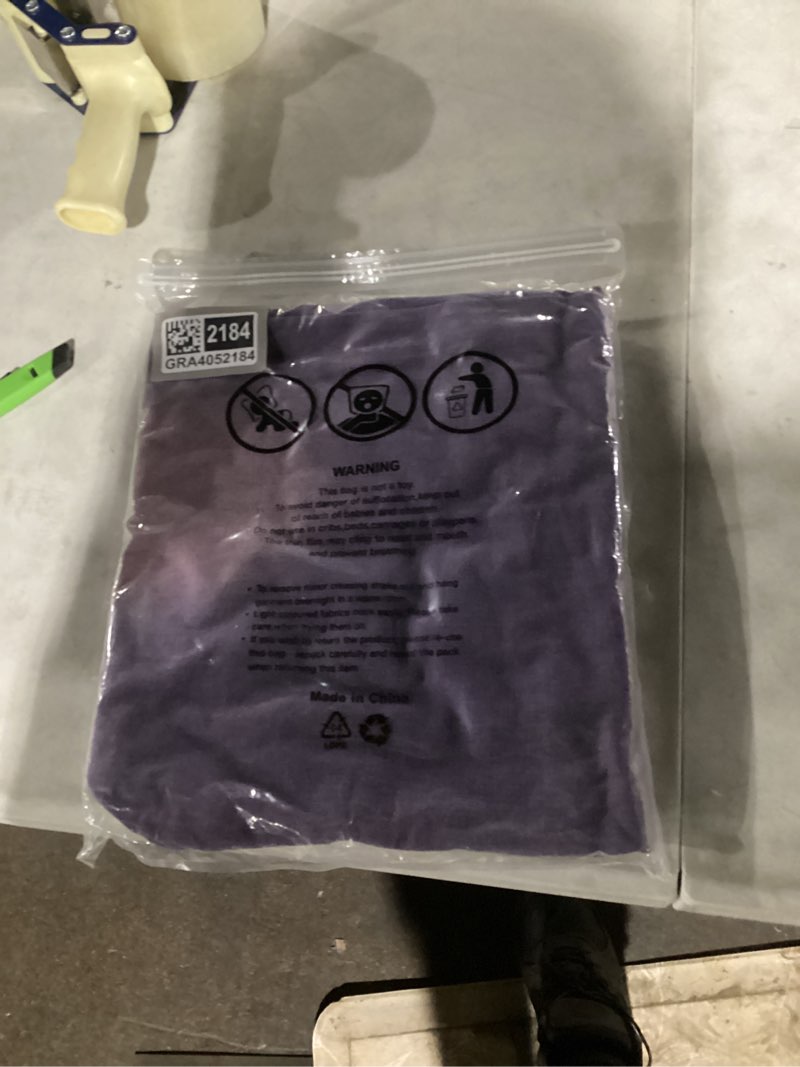 Condition photo showing New/Like New for EMMIOL Baggy Jeans Men Wide Leg,Y2k Hip Hop Skater Denim Cargo Pants Casual Loose Fit,Relaxed Long Trousers Violet Small