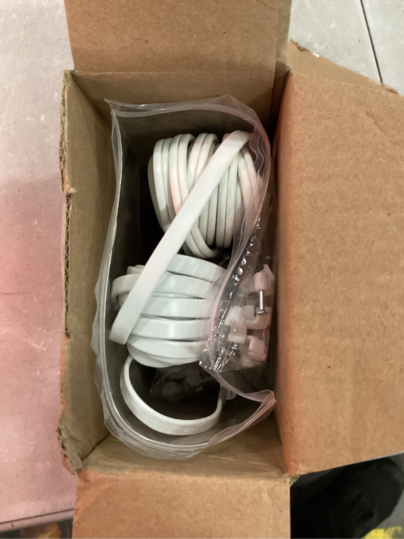Condition photo showing Good Condition for weatherproof power cord for ring outdoor cam plus/ring spotlight cam plus/pro (battery), 40ft usb-c flat outdoor charging cable continuously power your camera, white white 40ft/12m