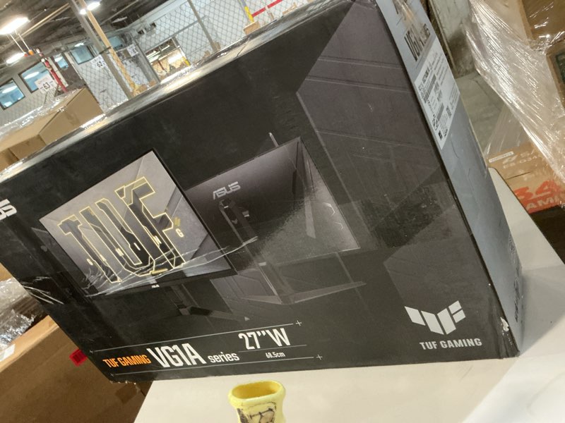 Condition photo showing As Is for ASUS TUF Gaming 27” 1440P Gaming Monitor (VG27AQML1A) - QHD (2560 x 1440), 260Hz, 1ms, Fast IPS, Extreme Low Motion Blur Sync, G-SYNC compatible, FreeSync Premium, Variable Overdrive, DisplayHDR 40
