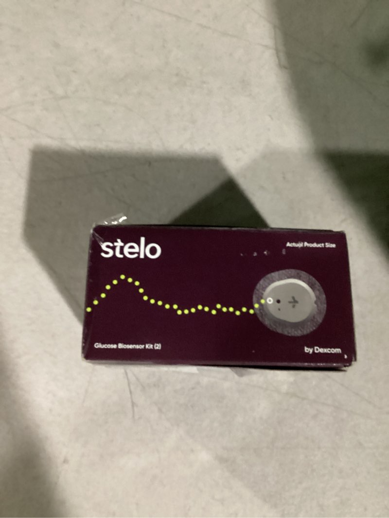 Condition photo showing New/Like New for Stelo Glucose Biosensor & App by Dexcom - A Leader in Continuous Glucose Monitoring (CGM). 24/7 Tracking & Personalized Insights to Reveal Patterns. 2-Pack (Up to 15 Days Each). iOS & Android. 2 Biosensors