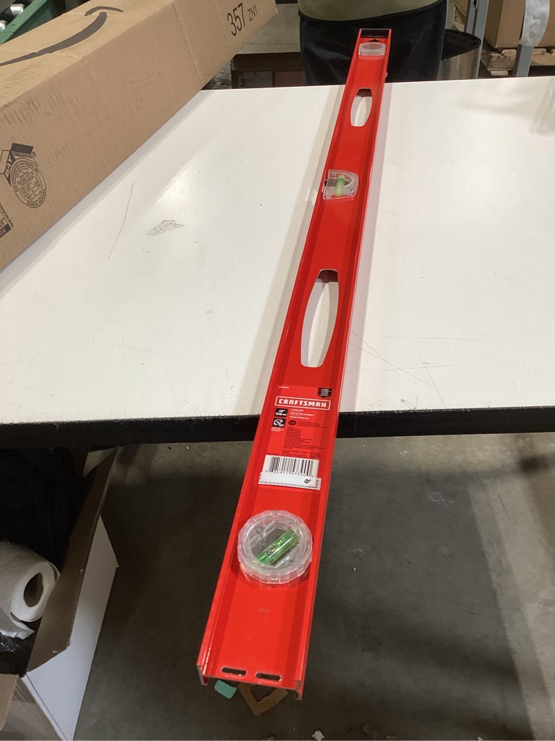 Condition photo showing Good Condition for craftsman cmht82345 48in i-beam level