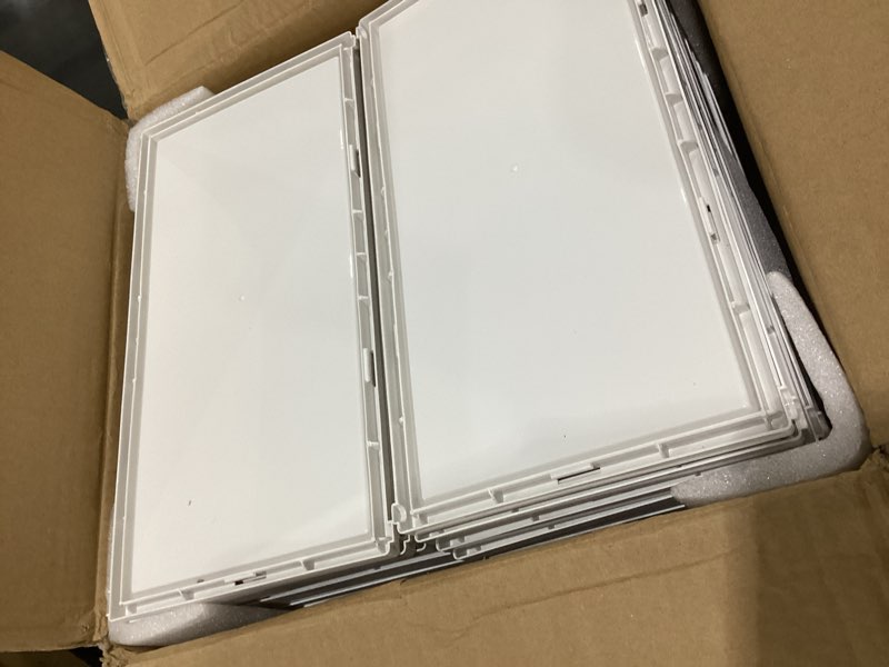 Condition photo showing Good Condition for side open shoe boxes 12 pack clear shoes storage containers organizer foldable stackable,plastic shoe storage box sneaker cases for closets entryway bedroom garage,fits men's us size 5.0-13