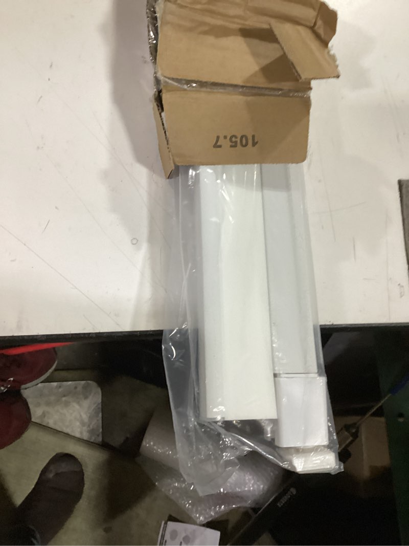 Condition photo showing Good Condition for lazblinds cordless cellular shades, no tools no drill light filtering honeycomb shades pleated blinds for windows, 42'' w x 64'' h, white light filtering-white 42'' w x 64'' h