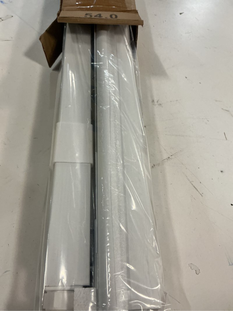 Condition photo showing New/Like New for LazBlinds No Drill Blinds for Indoor Windows, Blackout Roller Shades, Cordless Window Blackout Blinds, Thermal Insulated Fabric UV Protection for Home and Office, 21.5" W x 48" H, White Blackout-white 21.5" W x 48" H