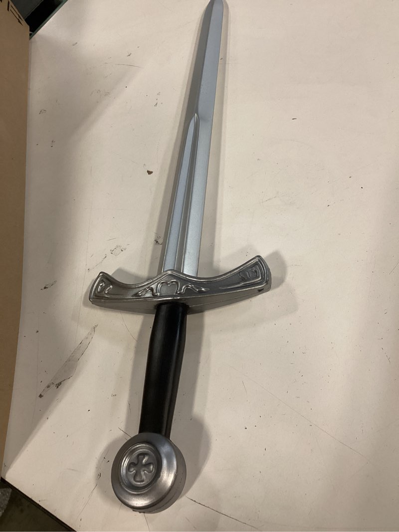 Condition photo showing New/Like New for Szco 28” Latex Excalibur LARP Sword – Adult Medieval Cosplay Prop, Costume Accessory for LARP & Theatrical Use (18+)