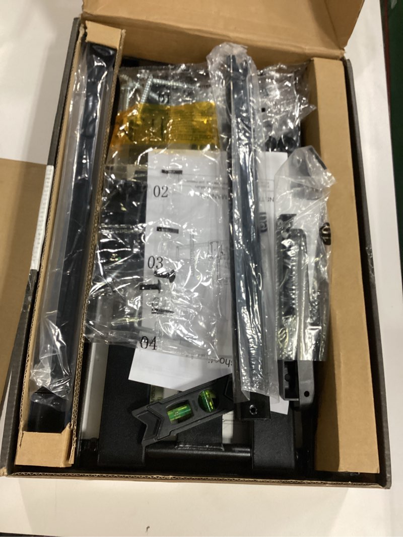 Condition photo showing Good Condition for USX STAR UL Listed Full Motion TV Wall Mount Bracket for Most 37-90 inch TVs, Swivel Tilt Extension Level TV Mount, Max VESA 600x400mm, Holds up to 132lbs & 16" Wood Studs with Hole Drilling Template Movable 37-90inch