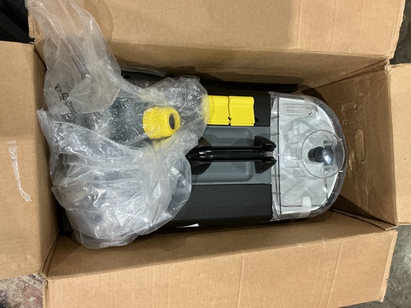 Condition photo showing As Is for kärcher puzzi 10/1 commercial carpet extractor 12.5 psi - spot cleaner, stain remover, area rugs, car and auto detailing, carpet and upholstery cleaner - onboard accessory storage - 4.9 gallon puzzi 10 (commercial)