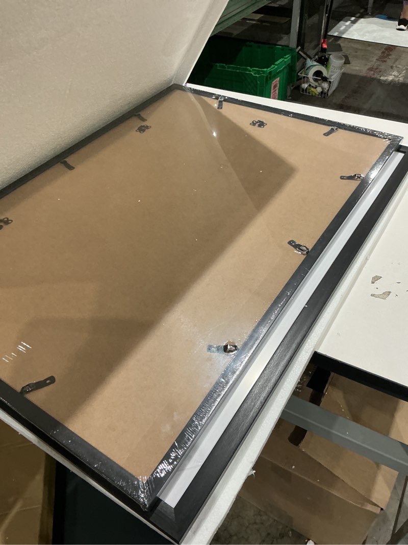 Condition photo showing Good Condition for horlimer 2 pack 4x6 picture frames collage with 24 openings, multi photo frame for wall hanging, black