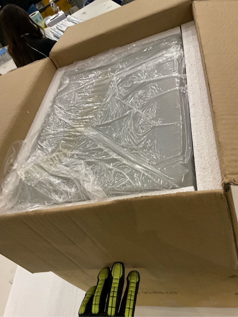 Condition photo showing Good Condition for Narrow Nightstand, Solid Wood Night Stand for Small Spaces, Couch, Gray Color 7.87in Wide Leather+wood-gray wide 7.87 inches