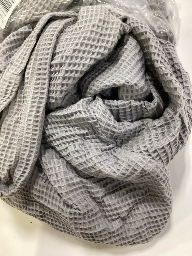 Condition photo showing Good Condition for organic turkish waffle robe, l, grey