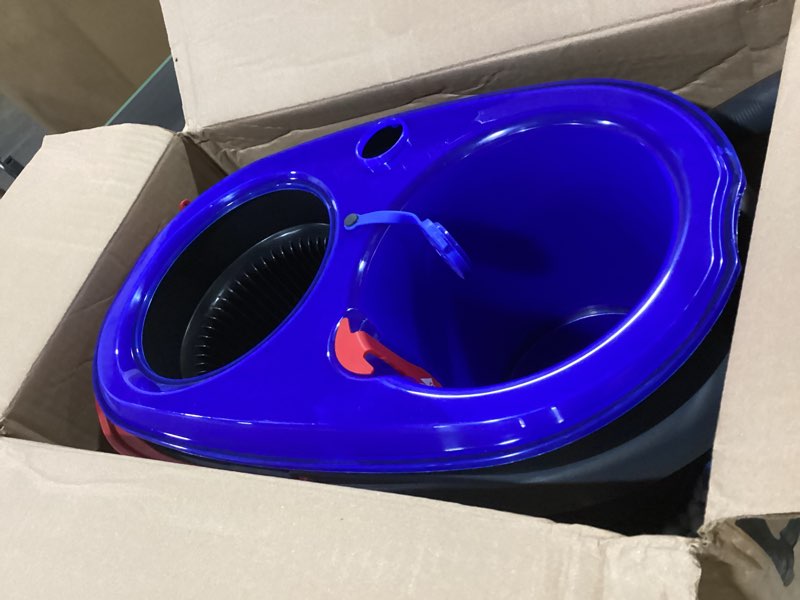 Condition photo showing Good Condition for o-cedar rinseclean spin mop & bucket system | clean with water | removes 99% of bacteria