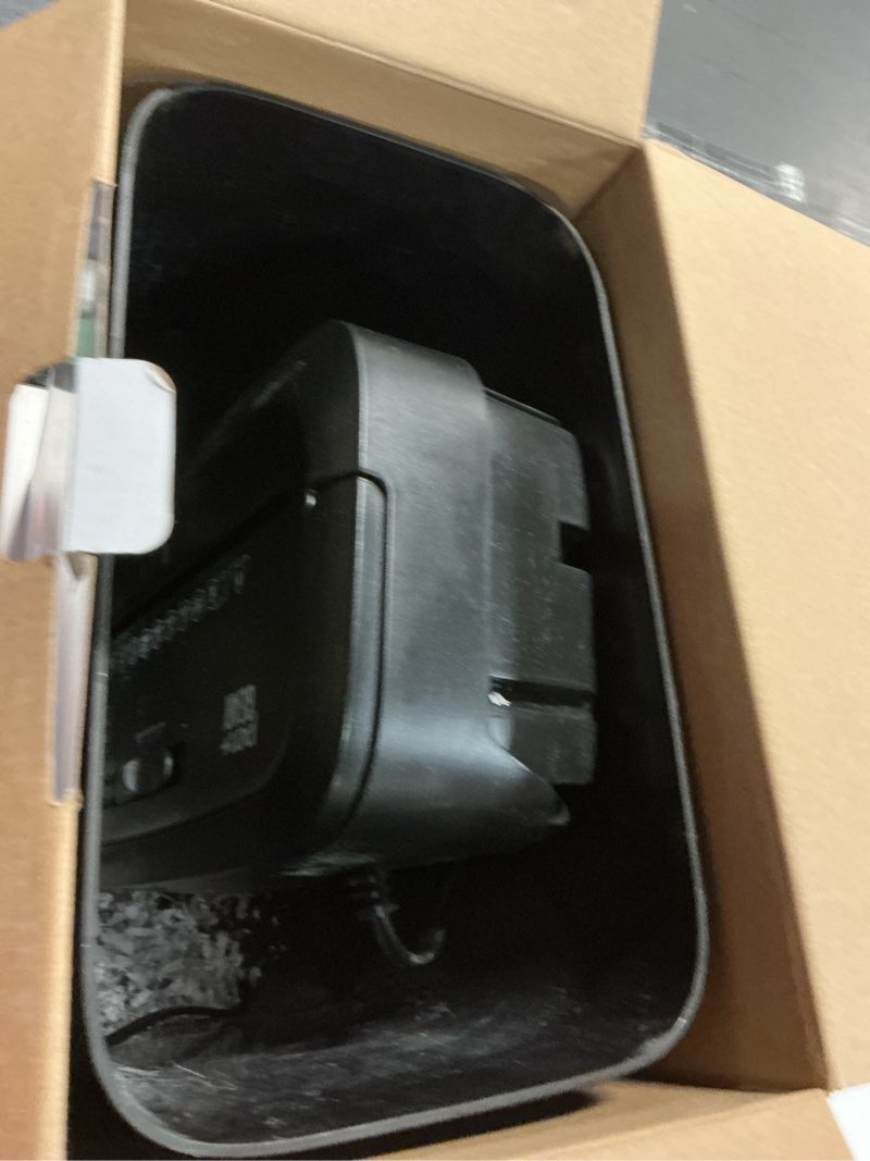 Condition photo showing As Is for pen+gear 6-sheet cross-cut paper/credit card shredder with 3.7 gallon bin, black, home & office use