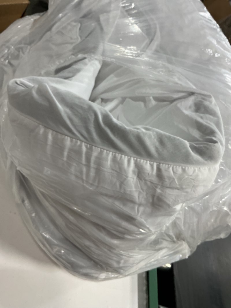 Condition photo showing As Is for Full Dual Layer 4 Inch Memory Foam Mattress Topper, Relax Body, Relieve Pain and Aid Sleep - 2 Inch Fluffy Pillow Top Full Mattress Topper and 2 Inch Cooling Gel Memory Foam, 2X Support Full(75"X54"X4")