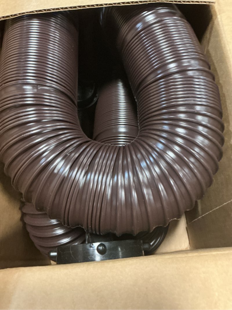 Condition photo showing Good Condition for camco rhinoflex 15-ft rv sewer hose kit - features clear elbow fitting w/removable 4-in-1 adapter - connects to 3” slip or 3”/3.5”/4” npt threaded sewer connection (39770) 15' rhino sewer hose
