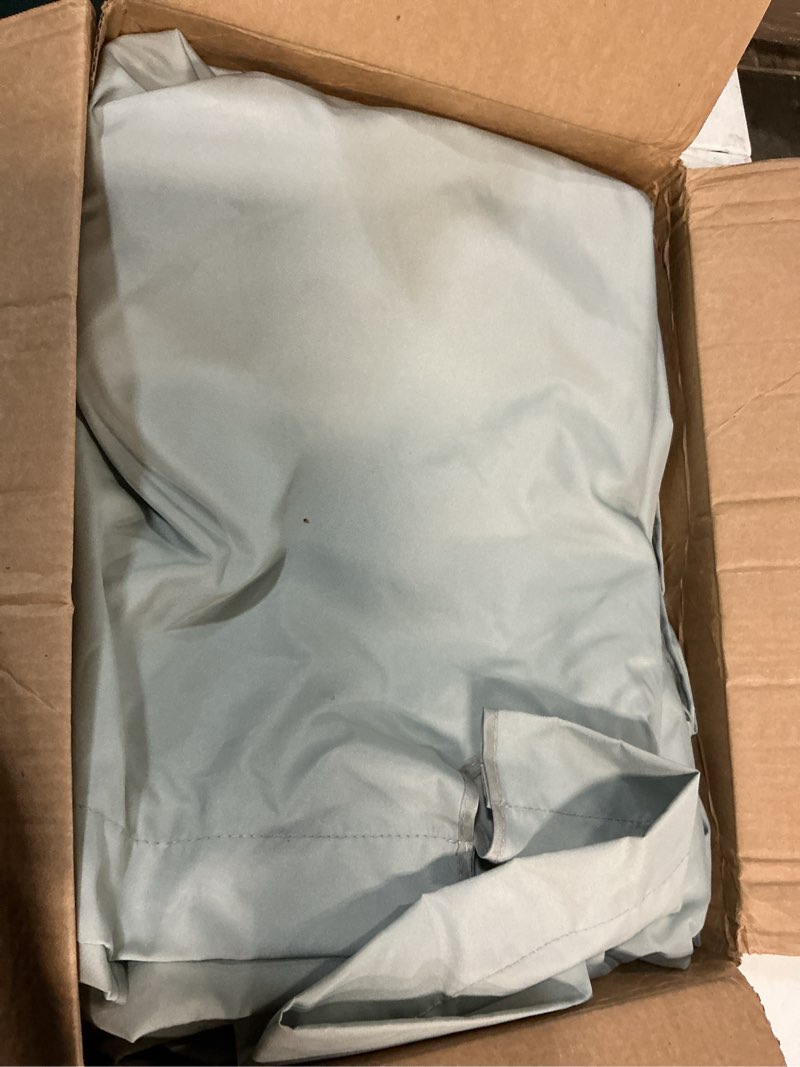 Condition photo showing Good Condition for replacement canopy top for allen + roth 10x10 ft pergola, 200"x103" shade cover, model l-pg152pst-b, gray (cover only)