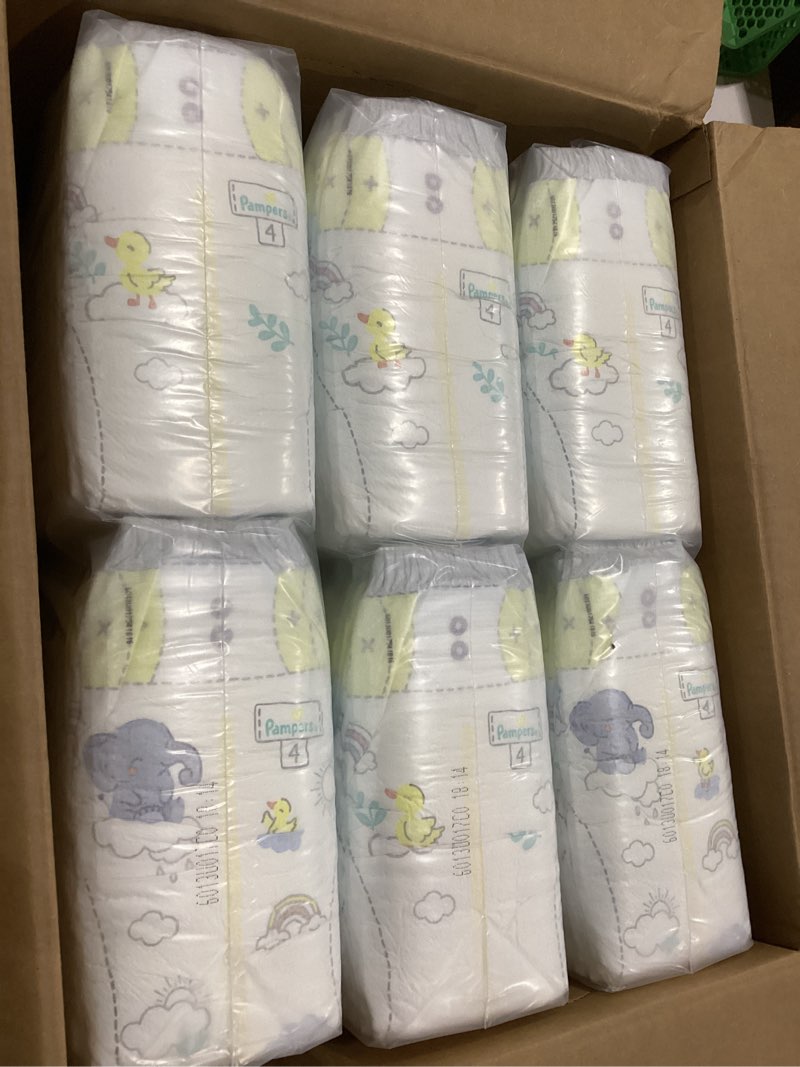 Condition photo showing New/Like New for pampers swaddlers diapers size 4  150 count (select for more options)