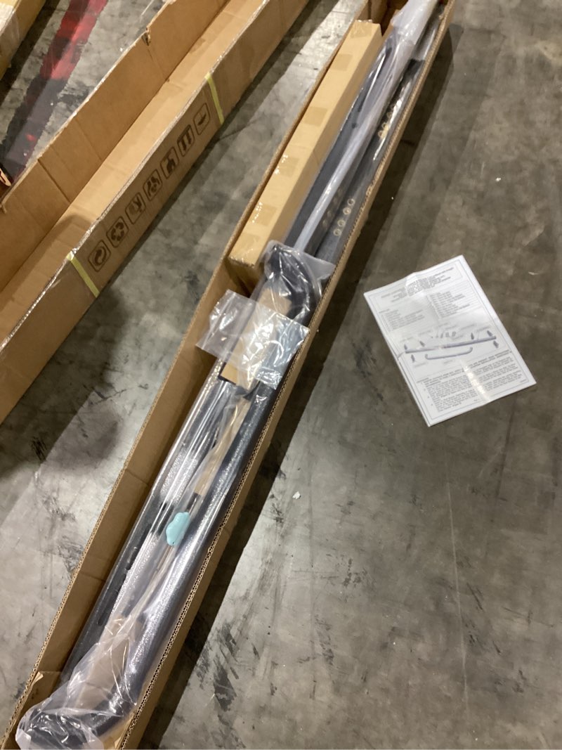 Condition photo showing Good Condition for kk01027-universal ladder rack for van (without rain trough) installation instructions  2014-2018 city express, 2015-2023 ram promaster city, 2016-2023 metris, 2010-2021 nv200, 2012-2021 nv, 2010-2023 transit connect, 2015-2023 transit, 2019-2023 sprinter vans without gutters blk  parts list:  2  cross members  1  8mm u-clips  8  support tube  8  8mm x 70mm hex bolts  4  ladder brackets  6  8mm x 30mm hex bolts  4  roof brackets  4  20 8mm x 25mm hex bolts  4  118mm x 32mm x 6mm rubber spacers  8mm x 24mm x 2mm flat washers  4  128mm x 51mm x 5mm plates  6  28 22  8mm x 28mm x 1.6mm flat washers  4  125mm x 51mm x 3mm rubber pads  8mm washers  8  8mm x 45mm x 3mm rubber washers  8mm lock nuts  6mm x 10mm hex bolts  8  8  6mm x 18mm x 1.6mm flat washers  8  6mm lock washers  (8) ladder brackets  (8) 8mm u-clips  (4) rubber washers  (4) rubber spacers  (4) 5mm thick plates  (4) roof brackets  (4) rubber pads  (2) cross members  support tube