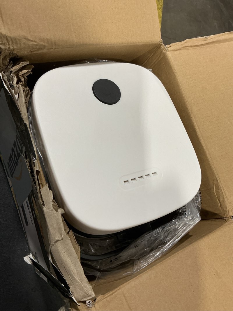 Condition photo showing As Is for Rice Robot Personal Rice Cooker, PFAS-free, Nonstick. 1 Quart Capacity, with Stainless Steel Steamer Tray, Measuring Cups, Recipe Book with 60 Recipes, and Serving Spoon, As Seen On TV