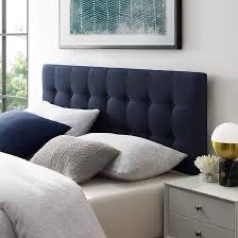 modway emily upholstered headboard