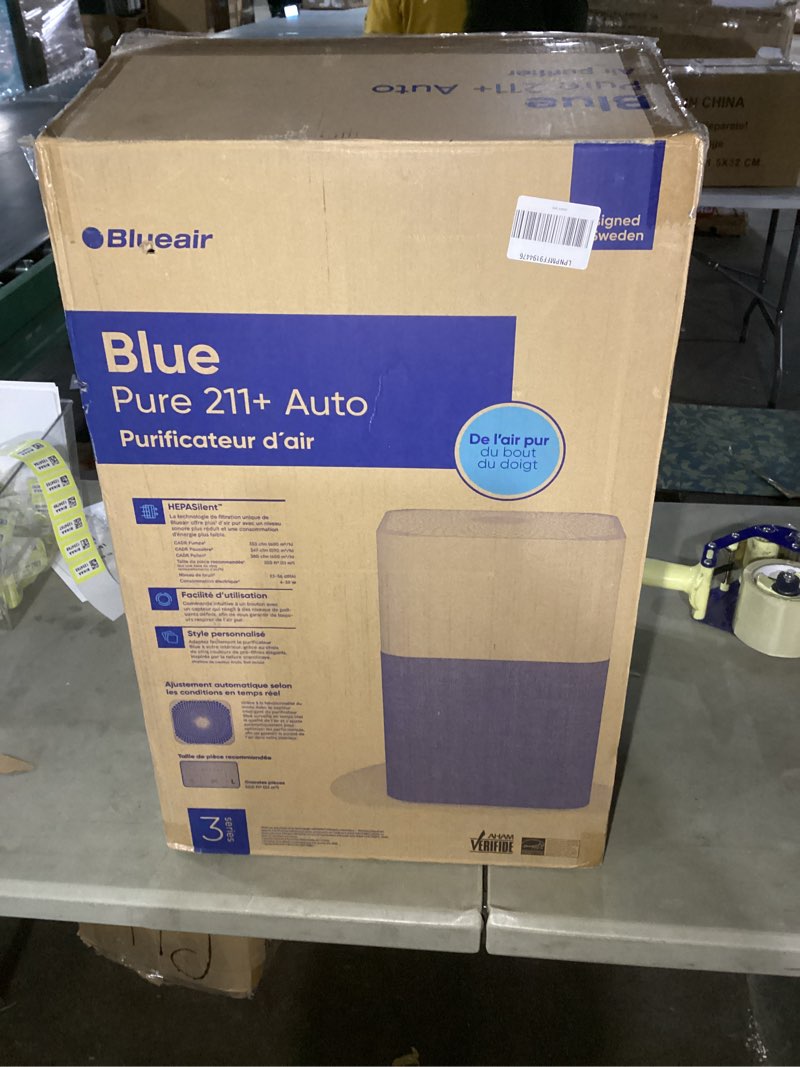 Condition photo showing Good Condition for BLUEAIR Air Purifiers for Large Rooms, Cleans 3,048 Sqft In One Hour, HEPASilent Smart Air Cleaner For Home, Pets, Allergies, Virus, Dust, Mold, Smoke - Blue Pure 211i Max