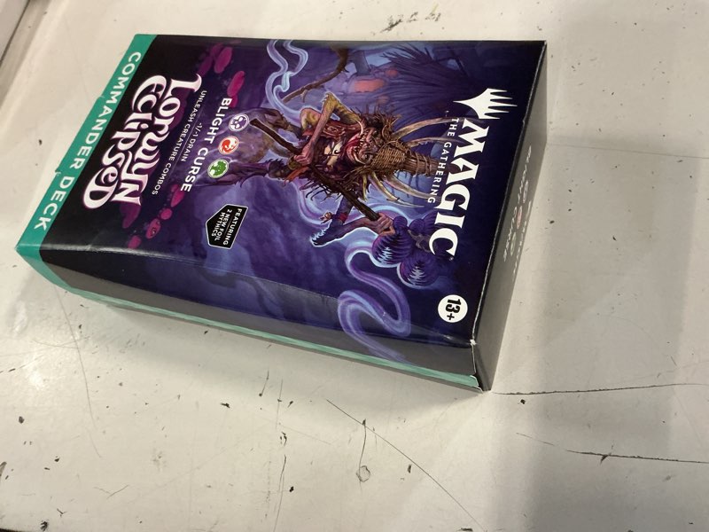 Condition photo showing New/Like New for magic: the gathering lorwyn eclipsed - commander deck | blight curse