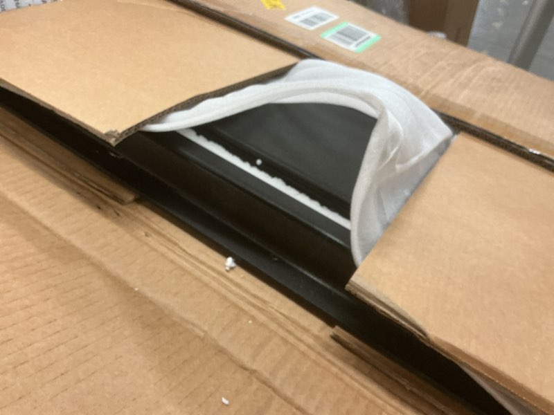 Condition photo showing As Is for utheer 25" x 16" nano-ceramic nonstick griddle for gas & charcoal grills – universal flat top with grease groove, reinforced ridges & high sidewalls, perfect for healthy cooking, parties & camping 25" x 16" x 2.6"