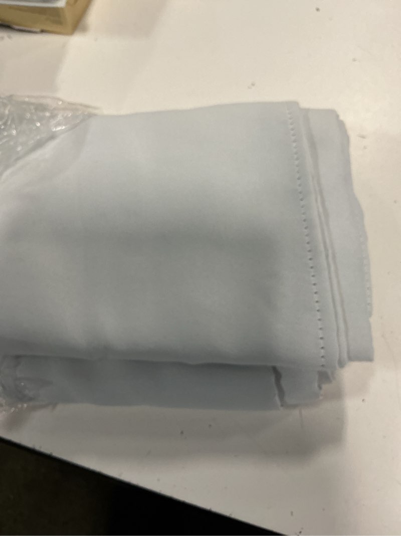 Condition photo showing Good Condition for nicetown room darkening draperies curtains panels, greyish white, 2 panels, 42 by 78, window treatment thermal insulated grommet room darkening curtains/drapes for bedroom greyish white 42"w x 78"l (pack of 2)