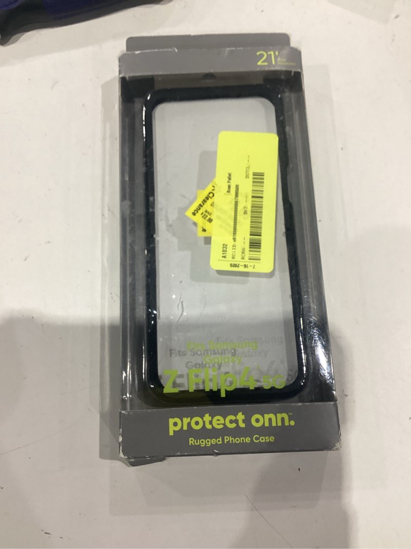Condition photo showing Good Condition for onn. rugged phone case for samsung galaxy z flip4 5g - black