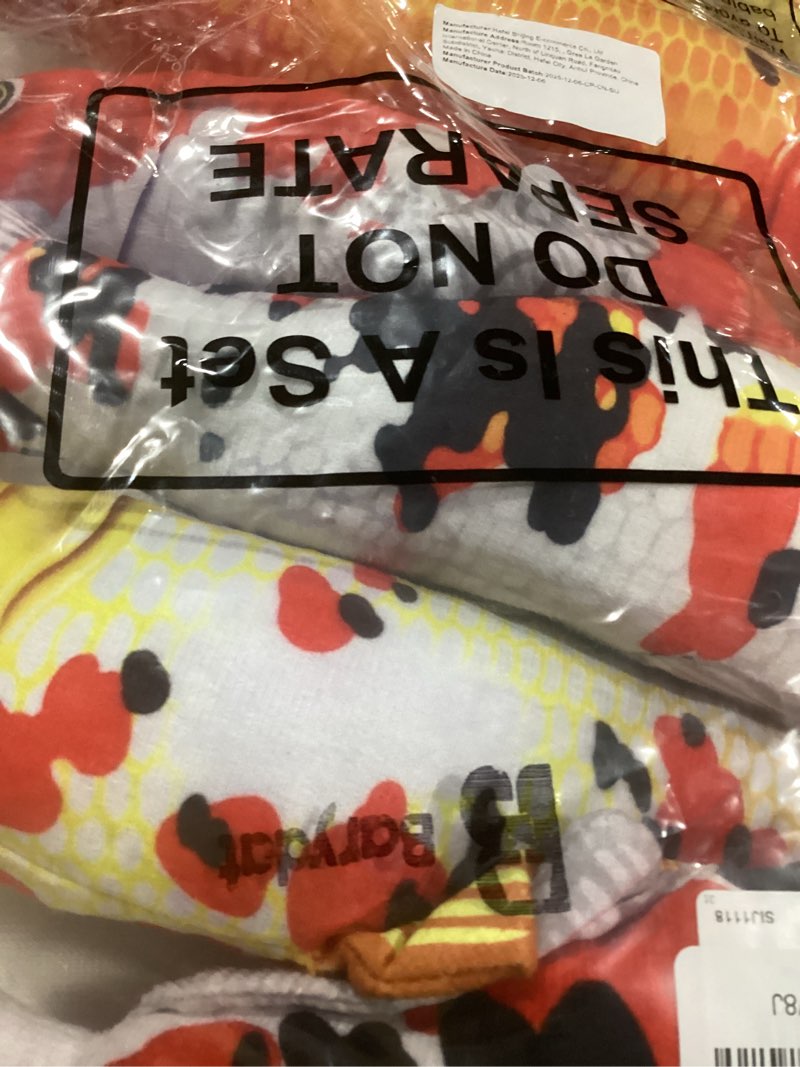 Condition photo showing New/Like New for barydat 6 pcs 12 inch fish-shaped soft cat cushions pillow realistic pet carp play pillow for cats birthday gift(classic style)