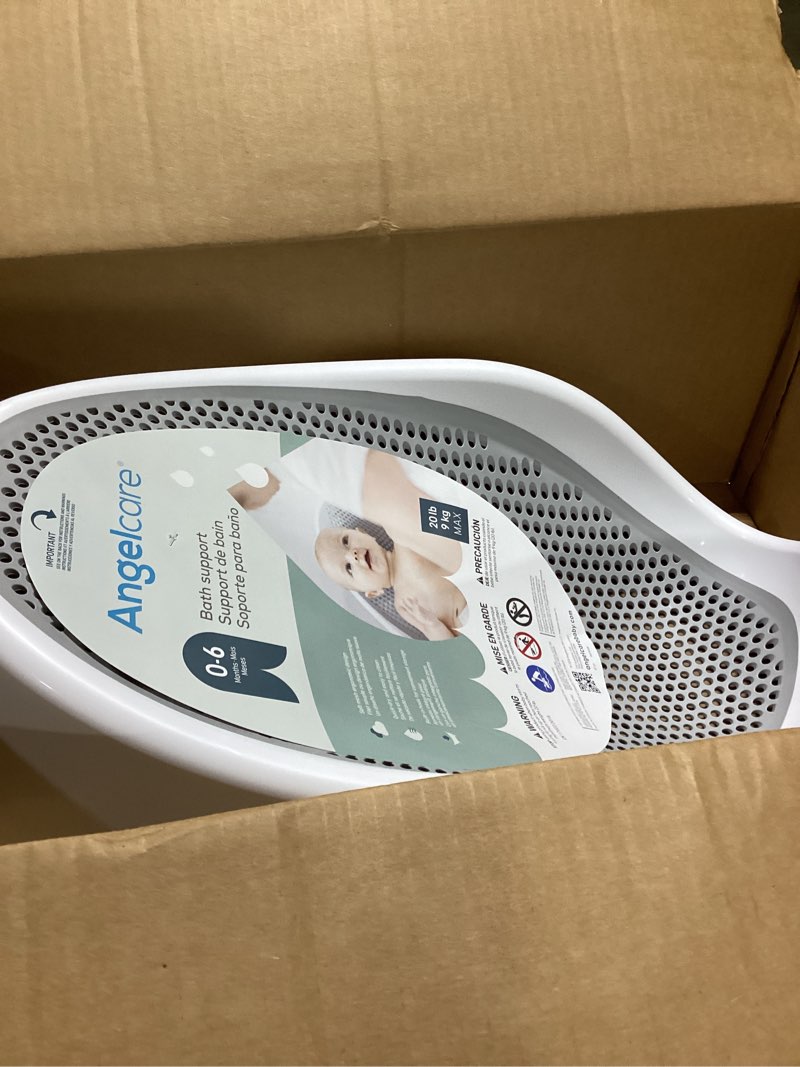 Condition photo showing As Is for angelcare baby bath support (gray) | ideal for babies less than 6 months old bath support grey