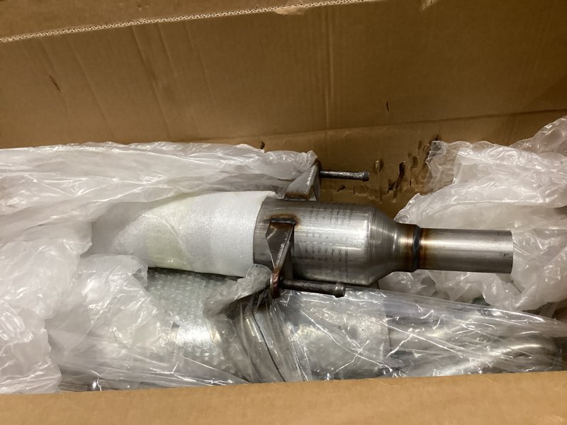 Condition photo showing Good Condition for full exhaust system kit muffler catalytic converter resonator pipe compatible with toyota corolla/matrix/pontiac vibe 1.8l 2003 2004 2005 2006 2007 2008, direct fit replacement parts