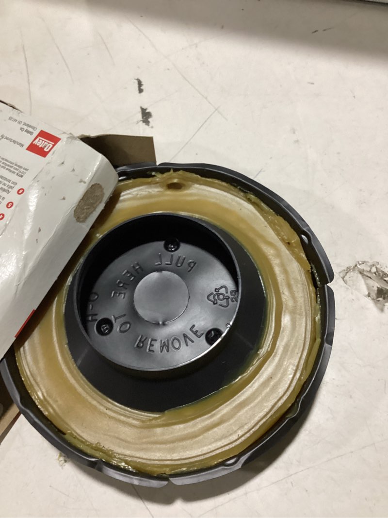 Condition photo showing As Is for oatey johni-ring wax 3-in toilet wax ring with bolts for universal