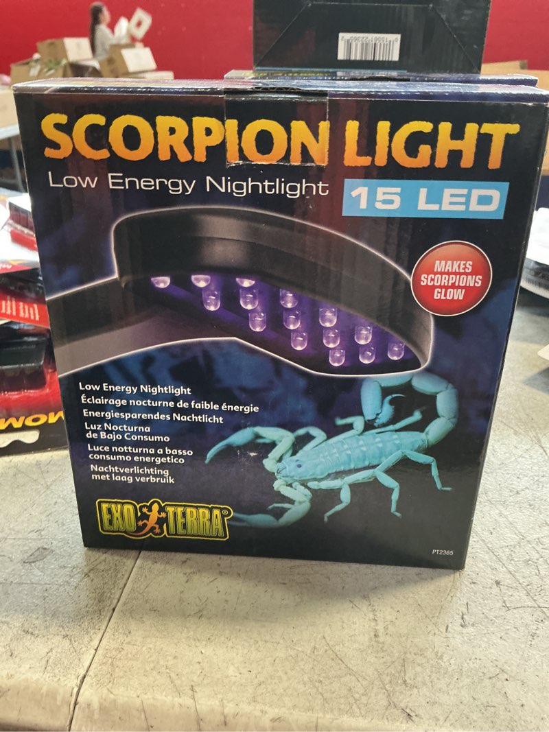 Condition photo showing New/Like New for Exo Terra Scorpion Light  15 Led