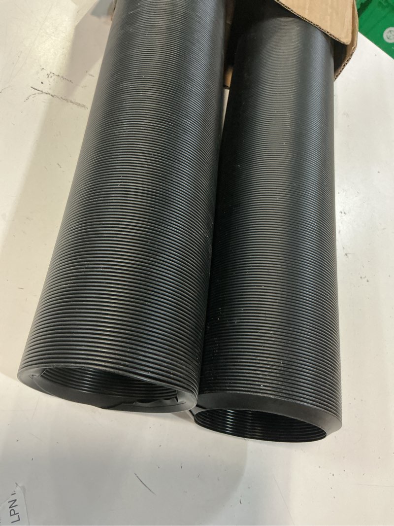 Condition photo showing Good Condition for glooglitter 4 in od x 25 ft flexible drain pipe expandable landscaping drain pipe corrugated pond tubing pe hose black solid tubing for pond pump fountain garden swimming pool fountain waterfall 4 in x 25 ft